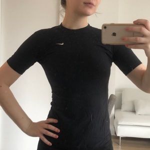 Nike dry fit black crew neck  t shirt